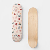 Skateboard Moderne Cute Motif esthétique Fleur (Recto)