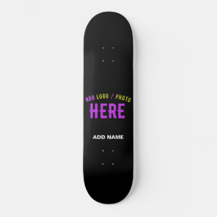 SKATEBOARD MODERNE ET MODERNE PERSONNALISABLE NOIR VÉRIFIÉ