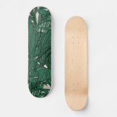 Skateboard Moderne feuillage vert plante Design botanique (Recto)