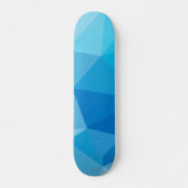 Skateboard Moderne Icy Blue Variation Motif géométrique (Devant)