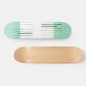 Skateboard, moderne lijnen skateboard (Horizontaal)