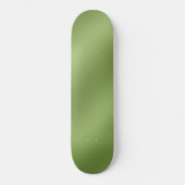 Skateboard Moderne mignon Solide dégradé vert motif d'onde (Recto)