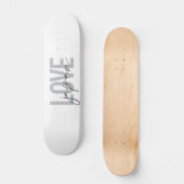 Skateboard Moderne, simple, cool, design urbain Aimer Japon (Recto)