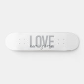 Skateboard Moderne, simple, cool, design urbain Amour New Jer (Horz)