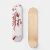 Skateboard Mohawk flamboyant (Recto)