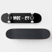 Skateboard MOI - cy Planche complète en noir (Horz)