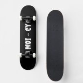 Skateboard MOI - cy Planche complète en noir (Recto)