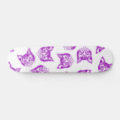 Skateboard Mollycat Muddle Blue (Horz)