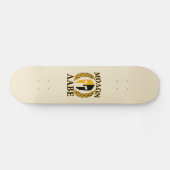 Skateboard Molon Labe Laurels en Masque Spartiate Accent beig (Horz)