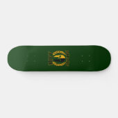 Skateboard Molon Labe Laurels Spartan Forest Décor vert (Horz)