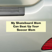 Skateboard Moms Bumpersticker (Op auto)
