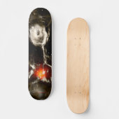 Skateboard Mon coeur pleure (Recto)