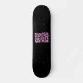 Skateboard Mon professeur a survécu 100 jours de moi disco gr (Devant)
