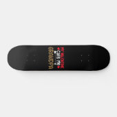 Skateboard Mon Valentin m'appelle Papy Léopard Buffle (Horz)