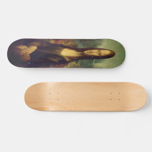 Skateboard Mona Lisa (Horz)