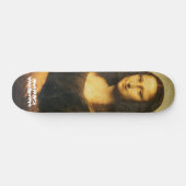 Skateboard Mona Lisa, armes abstraites (Horz)