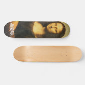 Skateboard Mona Lisa, armes abstraites (Horz)