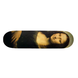 Skateboard Mona-Lisa-peinture