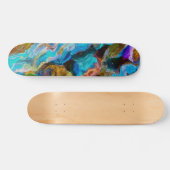 Skateboard Monde Abstrait (Horz)