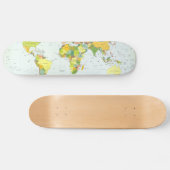 Skateboard monde+carte+globe+pays+atlas (Horz)