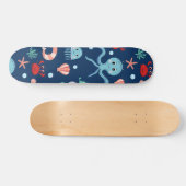 Skateboard Monde marin (Horz)