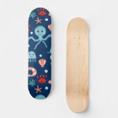 Skateboard Monde marin (Recto)