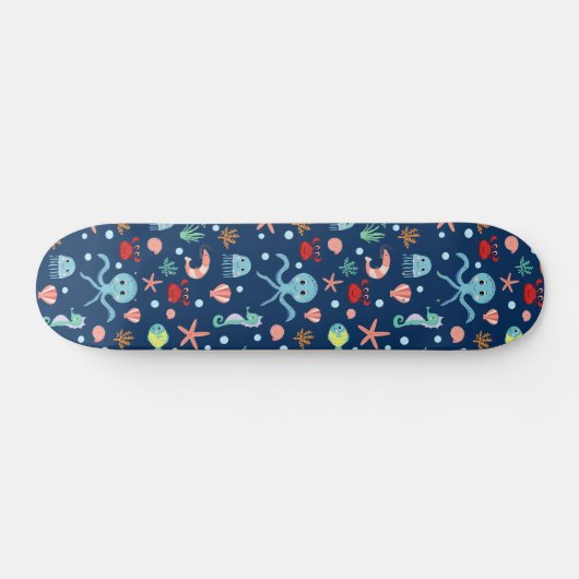 Skateboard Monde marin (Horz)