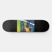 Skateboard Mondes Zombie Galaxie d'Halloween (Horz)