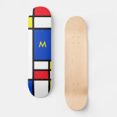 Skateboard Mondrian a inspiré l'art abstrait de dessin (Recto)