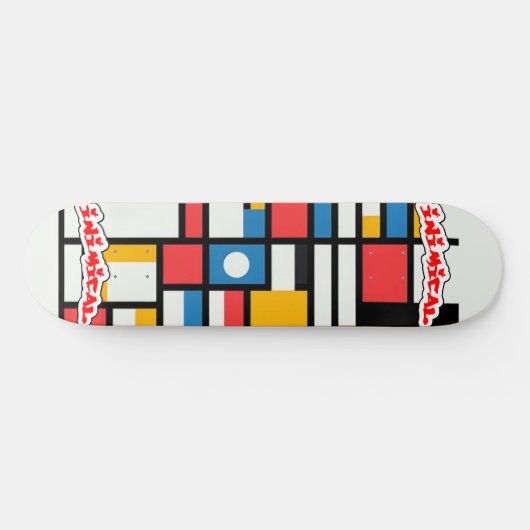 Skateboard Mondrian inimical (Horz)