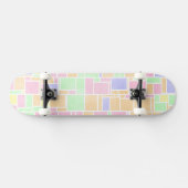Skateboard Mondrian Pastel (Horz)