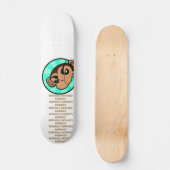 SKATEBOARD MONKEY FUNNY (Recto)