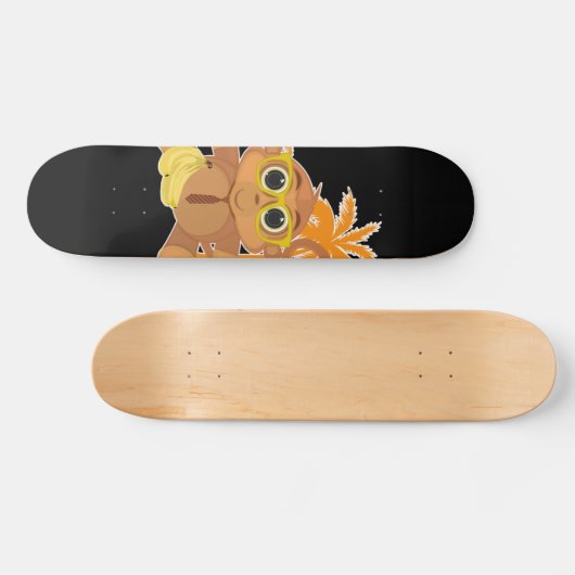 Skateboard Monkey Nerd (Horz)