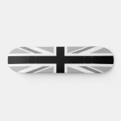 Skateboard Monochrome Union Jack/Drapeau (Horz)
