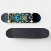 Skateboard Monogramme de balle mystique (Horz)