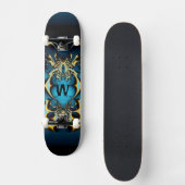 Skateboard Monogramme de balle mystique (Recto)
