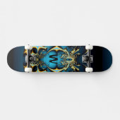 Skateboard Monogramme de balle mystique (Horz)