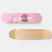 Skateboard Monogramme d'Imaginaire de fille monographique ros (Horz)