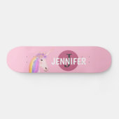 Skateboard Monogramme d'Imaginaire de fille monographique ros (Horz)