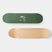 Skateboard Monogramme extrême de Currie de clan de tartan (Horz)