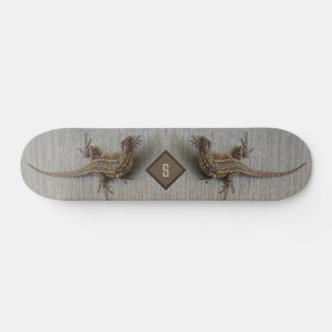 Skateboard Monogramme Lizard Double