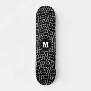 Skateboard Monogramme sur mesure Crocodile Patinage de la pea