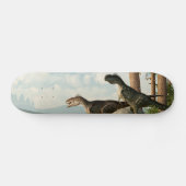 Skateboard Monolophosaurs sur la chasse (Horz)