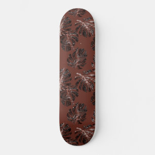 Skateboard Monstera Leo Imprimé Animal Glam 7