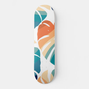 Skateboard Monstère tropicale Vibes rétro Motif #1 #tropica