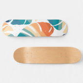 Skateboard Monstère tropicale Vibes rétro Motif #1 #tropical (Horz)