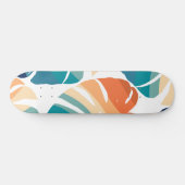 Skateboard Monstère tropicale Vibes rétro Motif #1 #tropical (Horz)