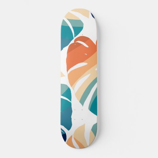 Skateboard Monstère tropicale Vibes rétro Motif #1 #tropical (Recto)