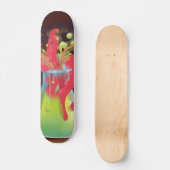 Skateboard Monstre de fiole d'expérimentation scientifique (Recto)