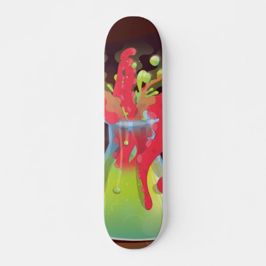 Skateboard Monstre de fiole d'expérimentation scientifique (Devant)